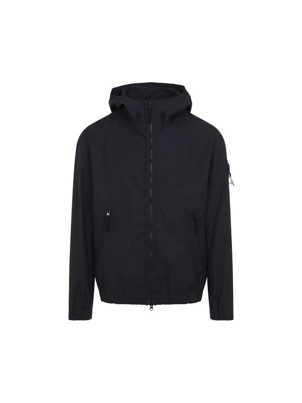 Wappen Patch Cotton Zip-up Hoodie Jacket