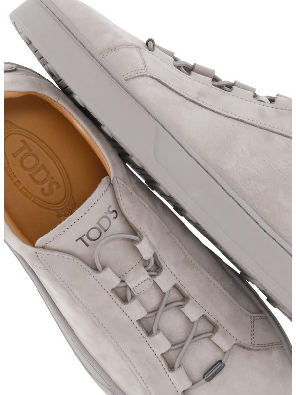Tod'S Grey Low Top Sneakers