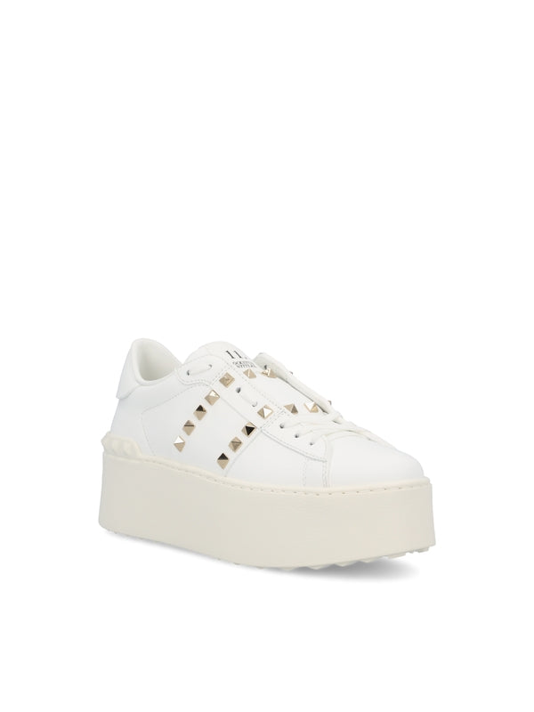 Valentino White Low Top Sneakers