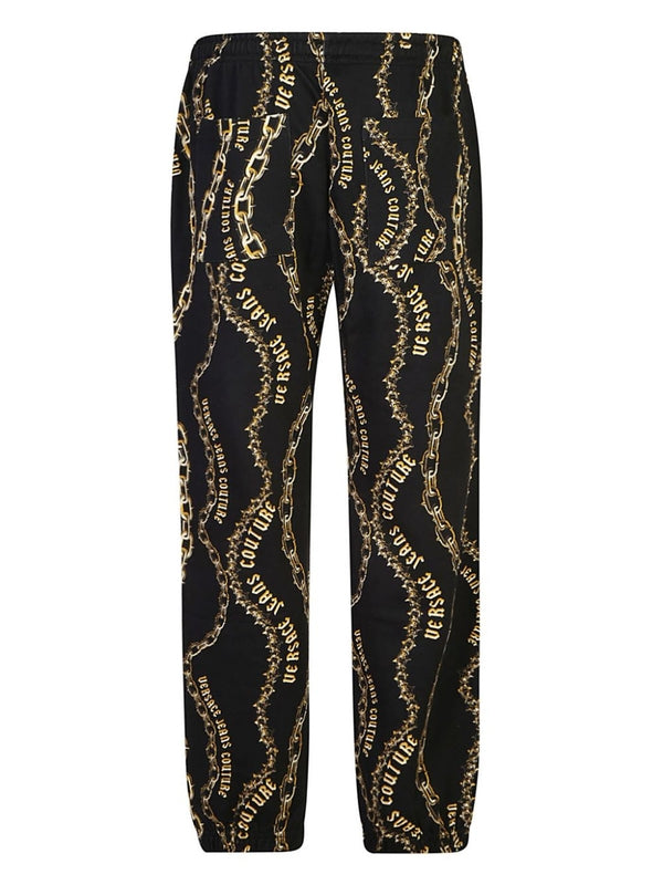 Allover Print Drawstring Jogger Pants