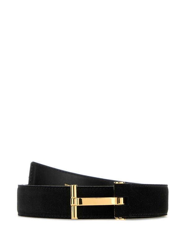 Tom Ford Black Leather Belts