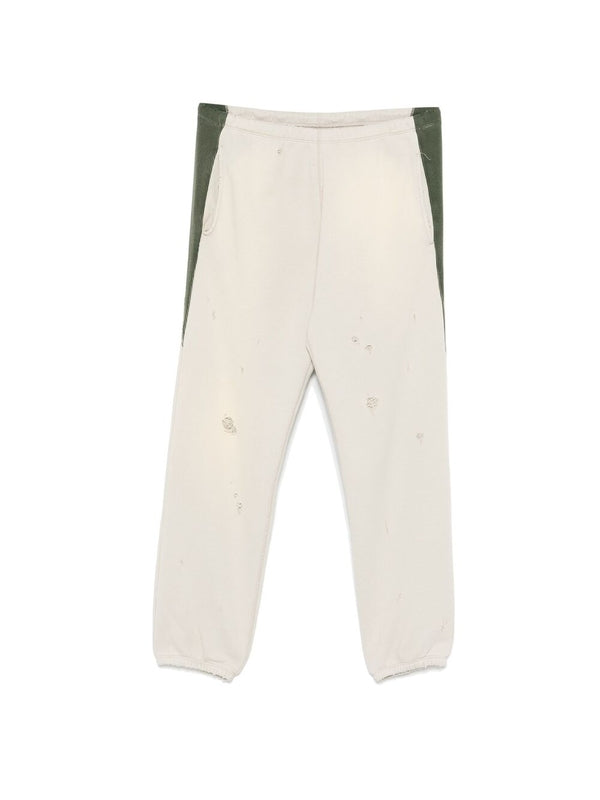 Distress Colorblock Panel Jogger
  Pants