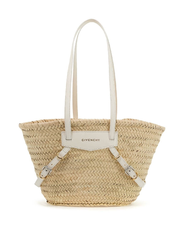 Voyou Logo Raffia Tote Bag - Jente