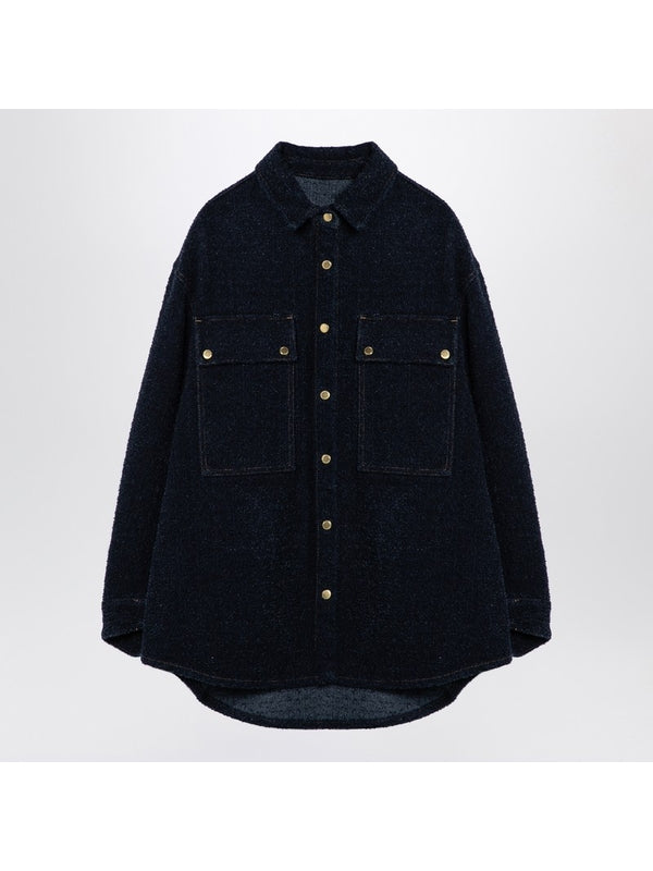 Boucle Denim Overshirt