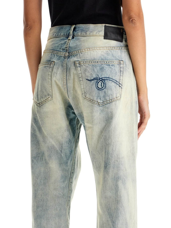 Crossover Denim Pants