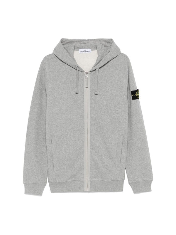 Wappen Patch Cotton Hoodie Zip-Up