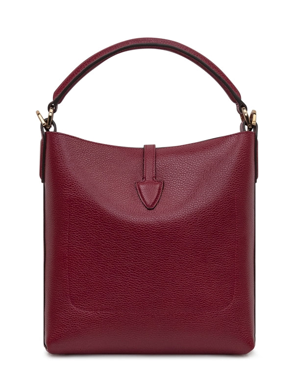 Tod'S Burgundy Tote Bags