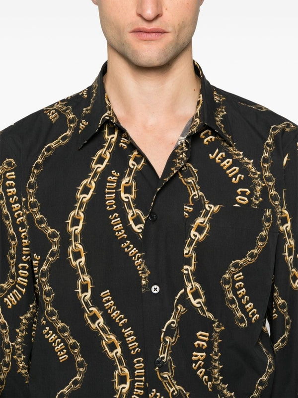 All-Over Print Cotton Shirt