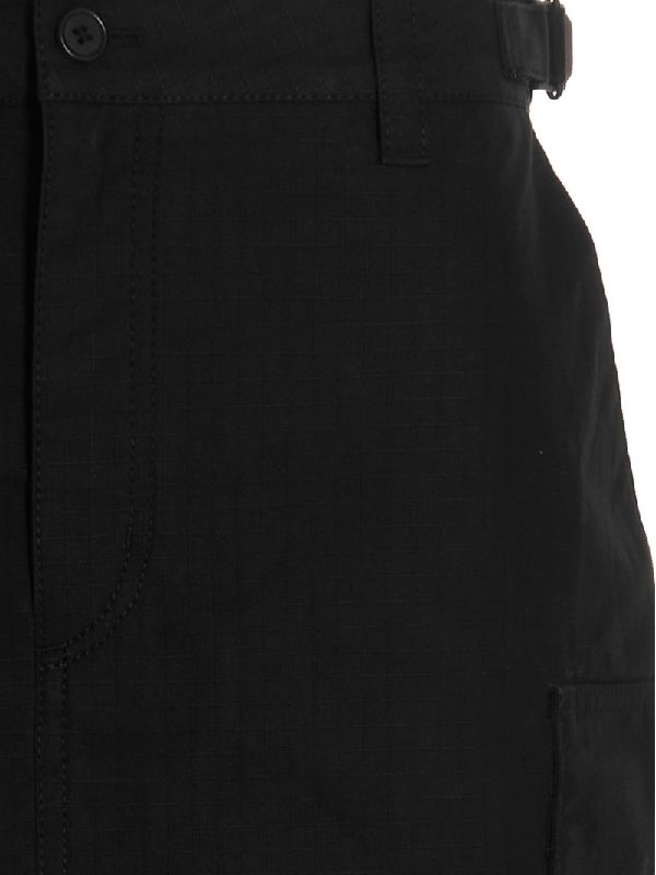 Black Cotton
  Cargo Skirt