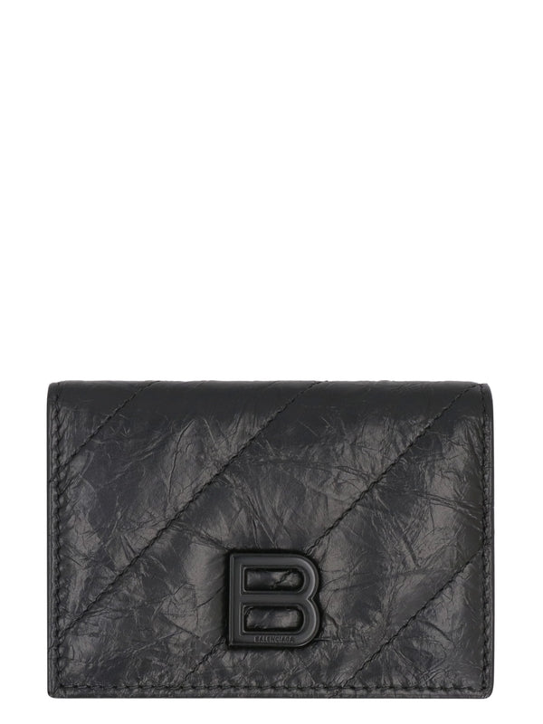 B Icon Quilted Leather Wallet