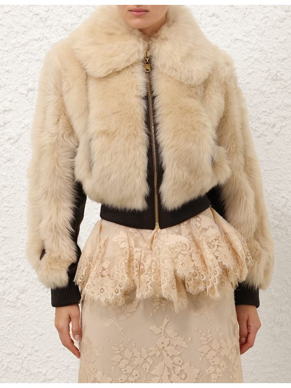 Shearling Bomber Jacket