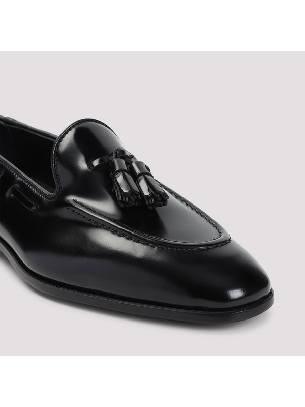 Tassel Detail Calfskin Loafers