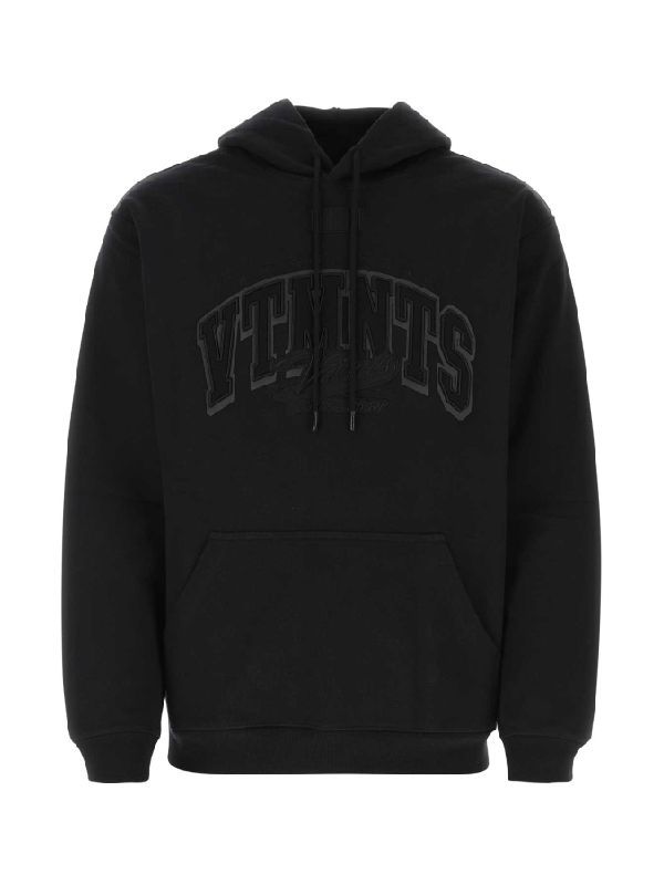 SWEATSHIRTS VL16HD380B BLACK Black Hoodies