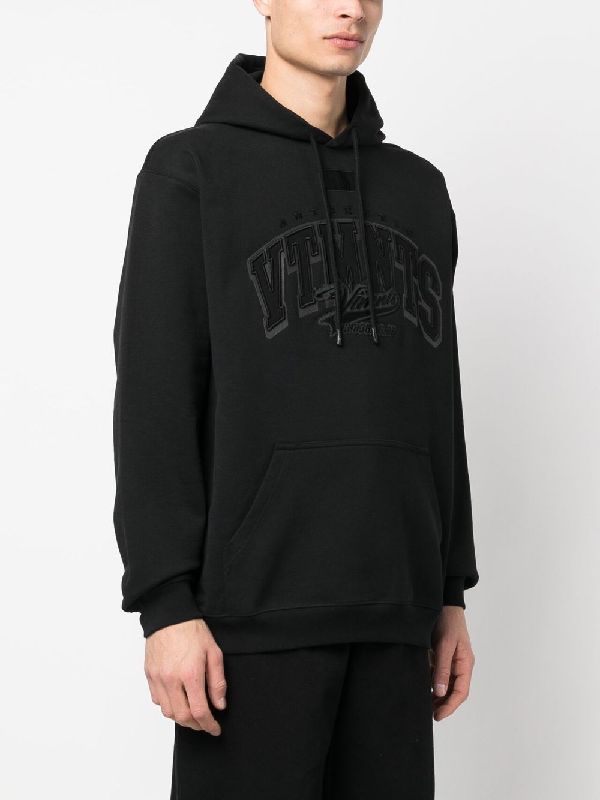 SWEATSHIRTS VL16HD380B BLACK Black Hoodies