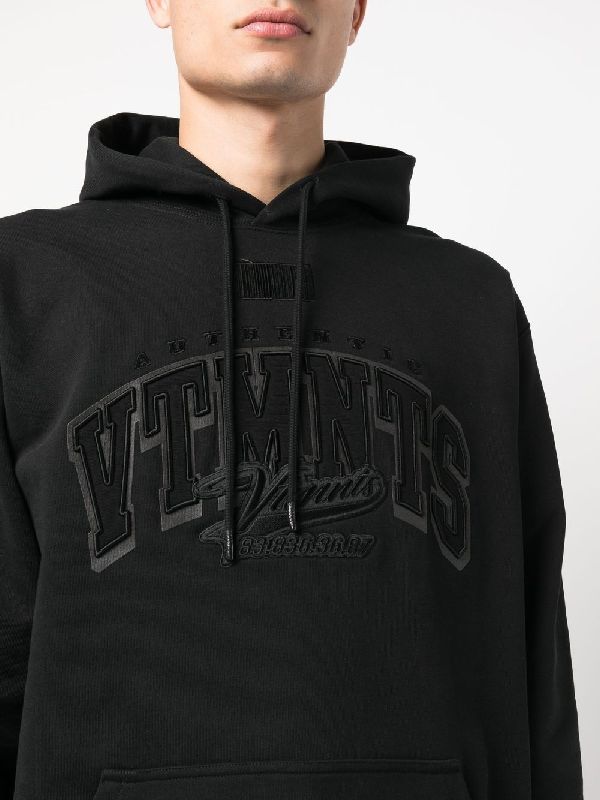 SWEATSHIRTS VL16HD380B BLACK Black Hoodies