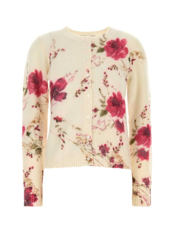 Flower
  Jacquard Cardigan