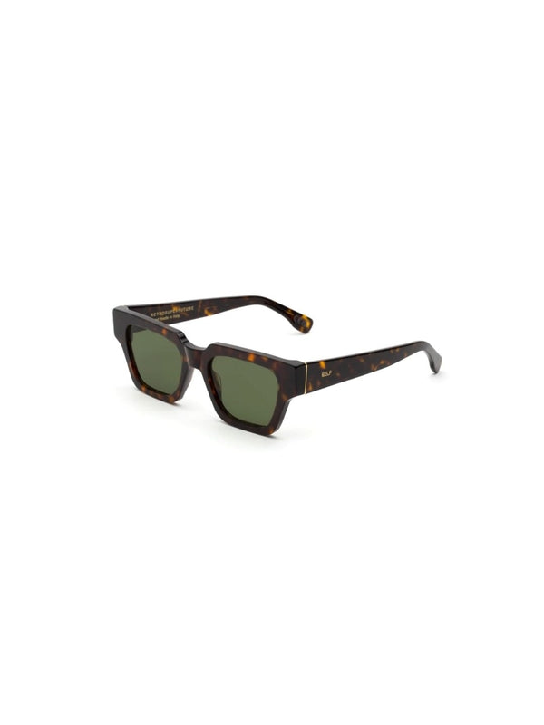 Logo Temple Havana Square Frame Sunglasses