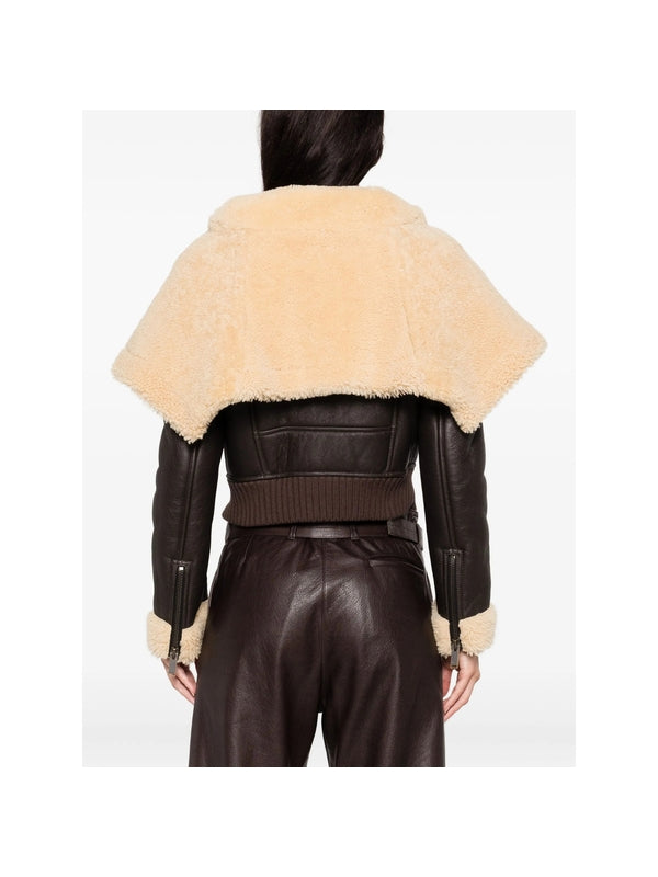 Alexander Mcqueen Brown Fur & Shearling