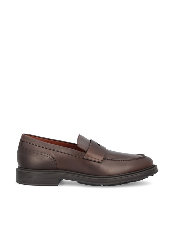 Travis Leather Penny Loafers