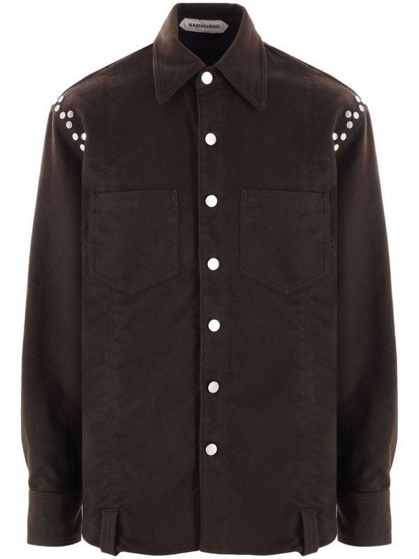 Studded Detail Cotton Jacket