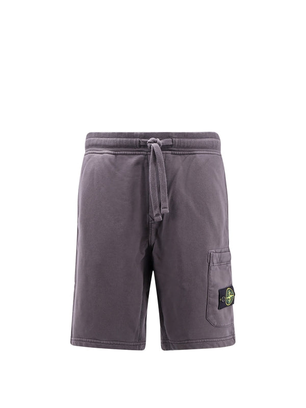 Wappen Patch Cotton Bermuda Shorts