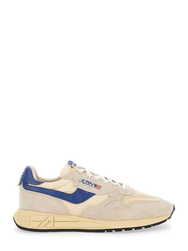 Autry Beige Low Top Sneakers