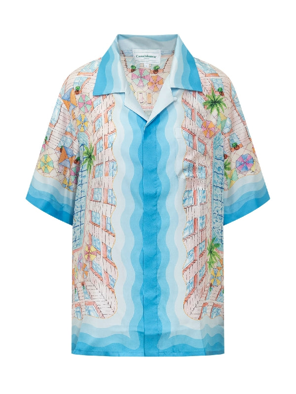 Plongeon Printed Silk Shirt