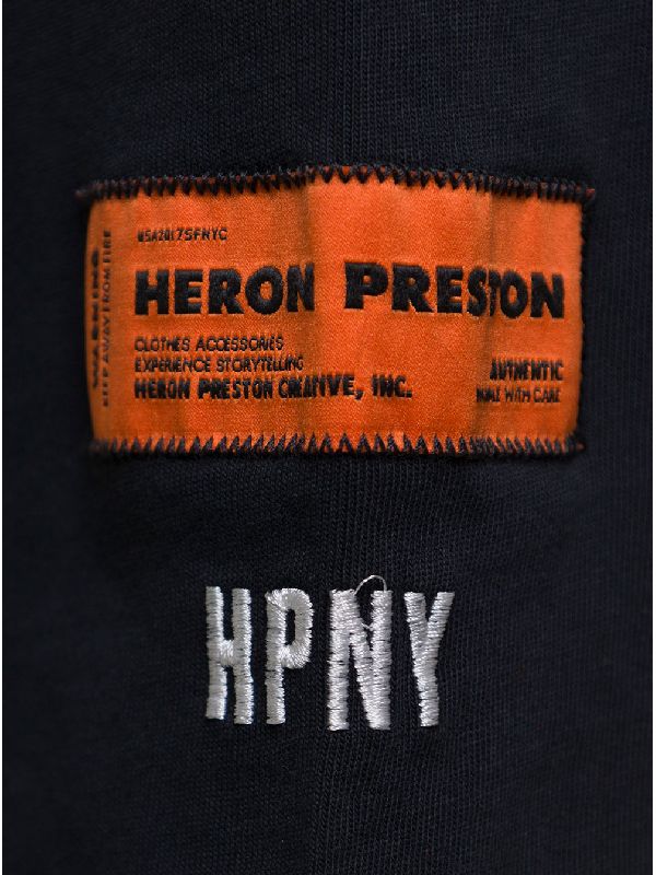 HPNY Embroidered Logo Patch Turtleneck Top