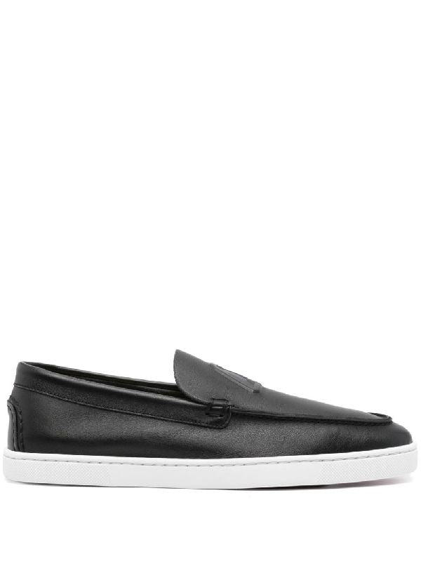 Varsiboat Logo Calfskin Boat Shoes