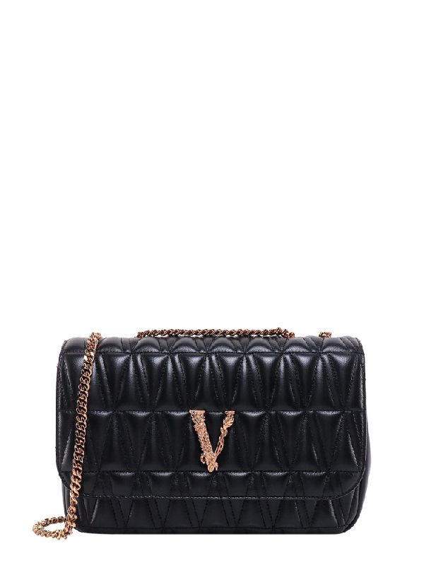 VIRTUS Quilted Chain Shoulder Bag