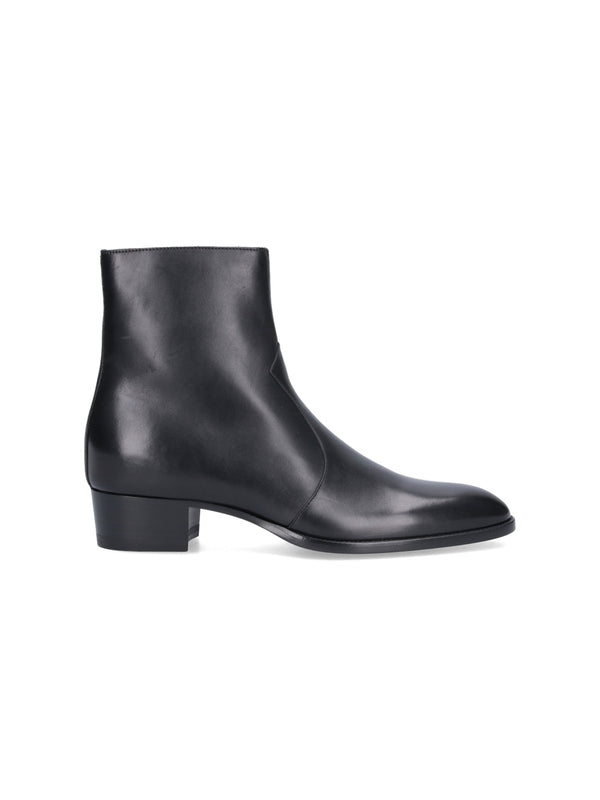 Wyatt Leather Ankle Boots