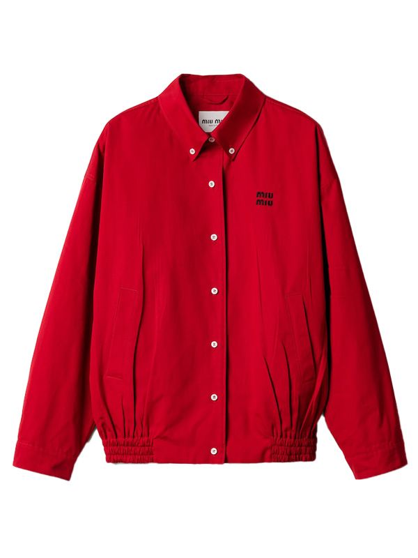 Miu Miu Red Bomber