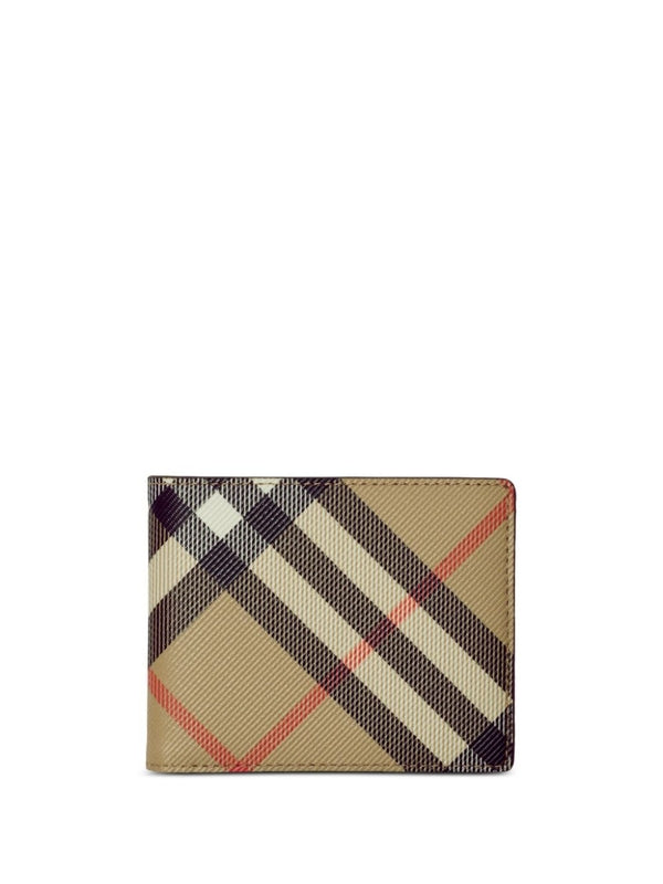 Vintage Check Bi-Fold Wallet