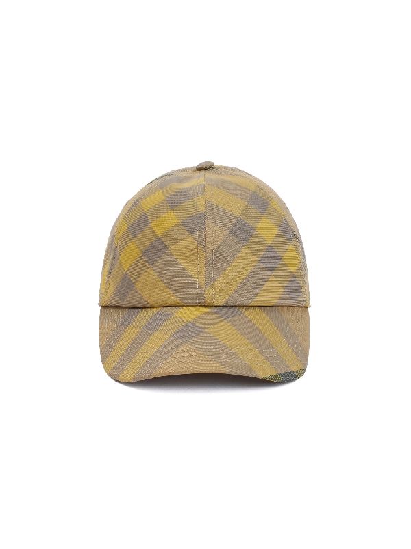 Check Pattern Baseball Cap