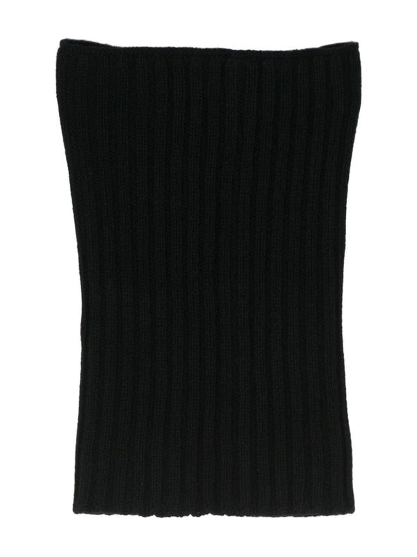 Cashmere Wool Rib Muffler