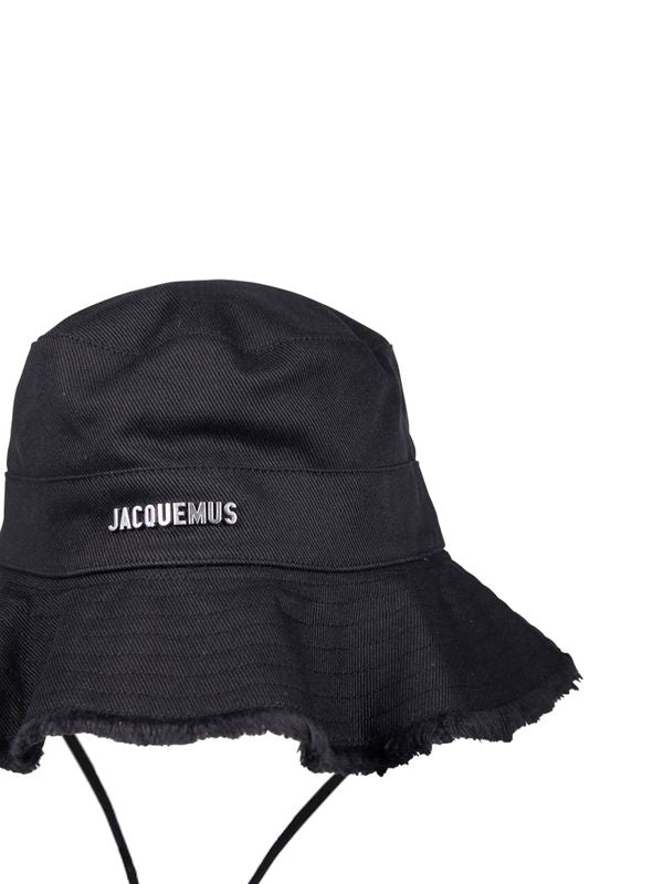 Jacquemus Le Bob Artichaut Black Bucket Hat