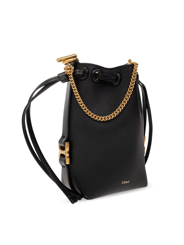 Marcie Leather
  Chain Bucket Bag