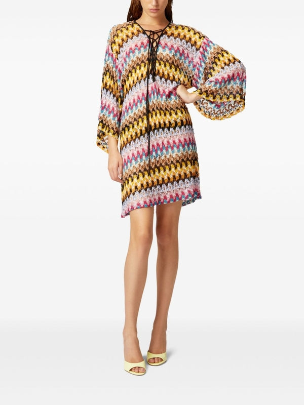 Crochet Knit
  Cover-Up Midi Kaftan