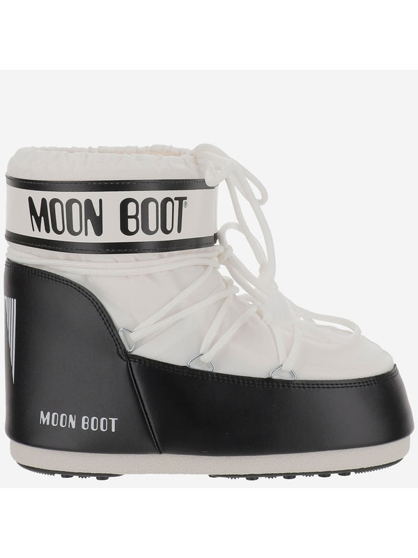 Moonboots White Lace-Up Boots