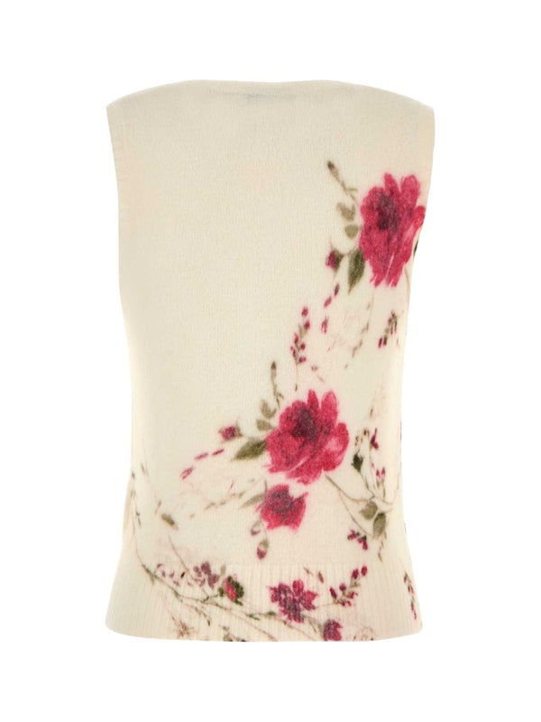 Flower
  Jacquard Knit Vest