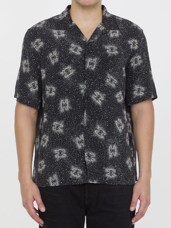 Triomphe Silk Short Sleeve Shirt