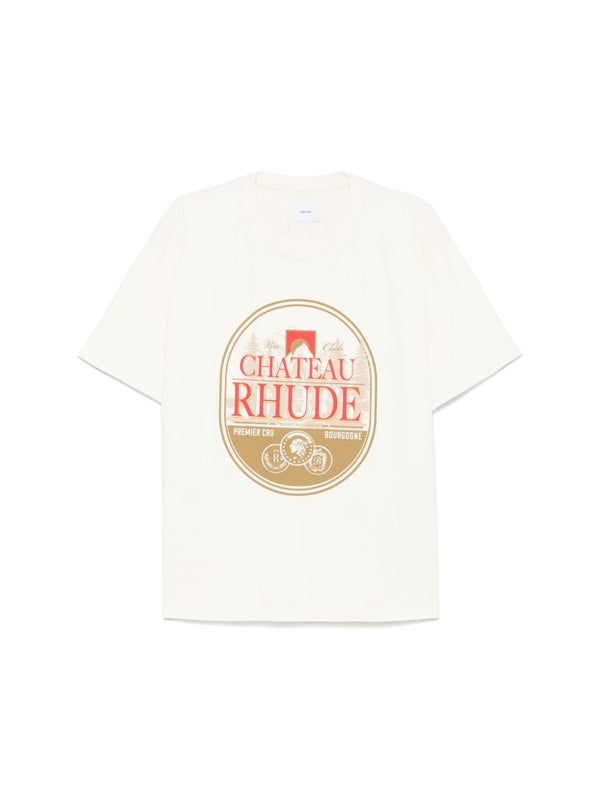 ロゴプリントコットンTシャツ