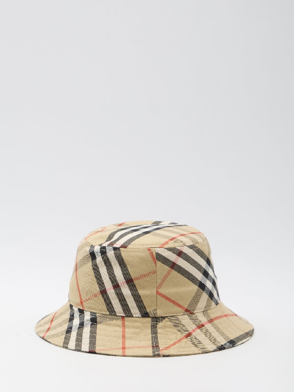 Ekd Logo Check Bucket Hat - Jente