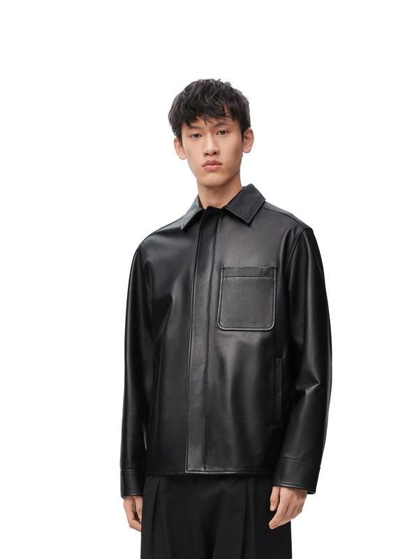 アナグラム ラムスキン シャツ ジャケット