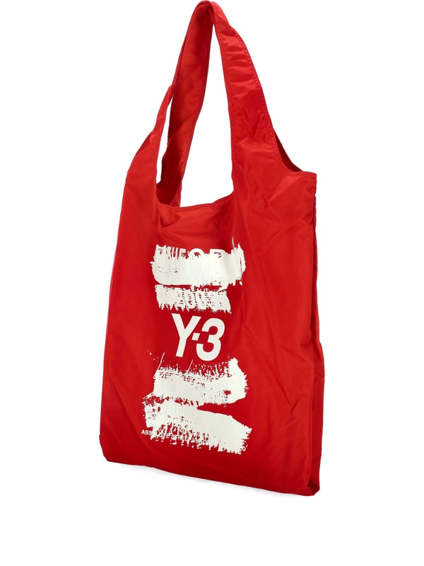 Y-3 Red Tote Bag