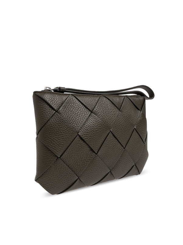 Diago Intrecciato Leather
  Clutch Bag