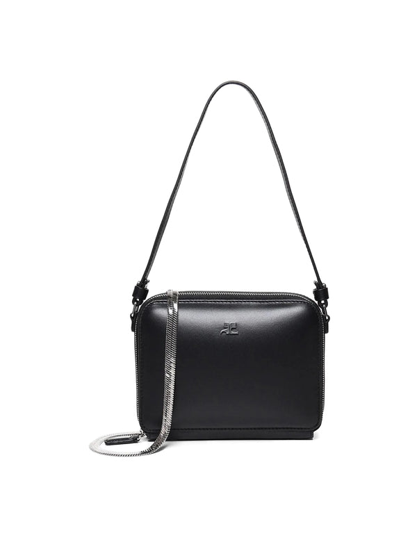 Cloud Logo Leather Shoulder Bag