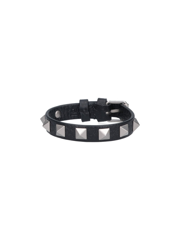 Rockstud Leather Bracelet