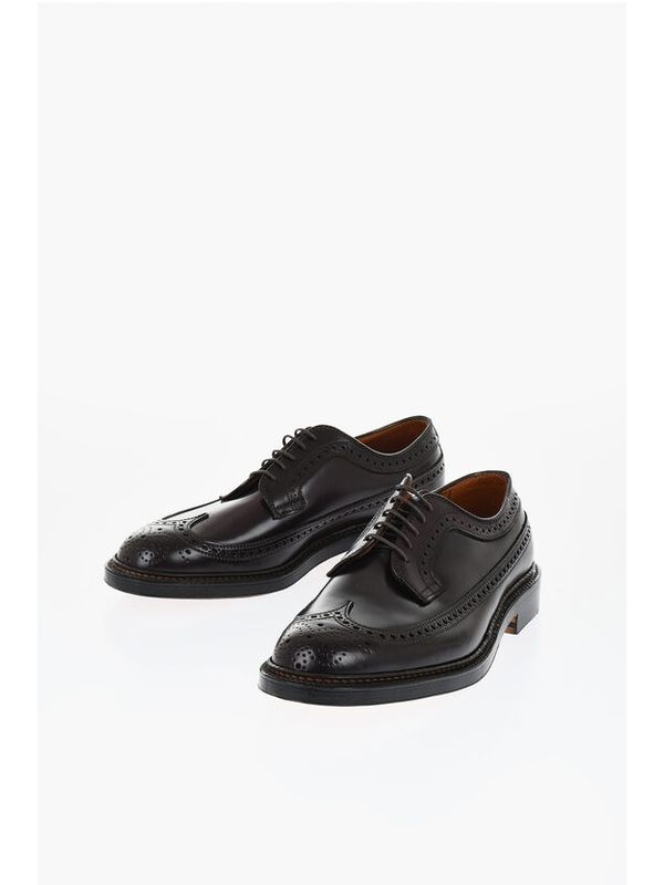 Wingtip Leather Lace-up Shoes