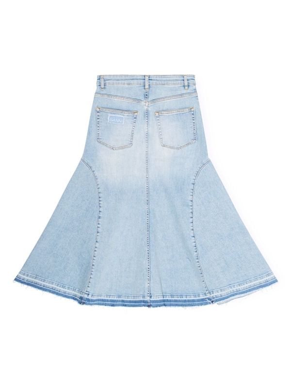 A-Line Organic Cotton Denim
  Skirt